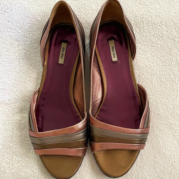 Miu Miu Flats - Picture 1 of 5